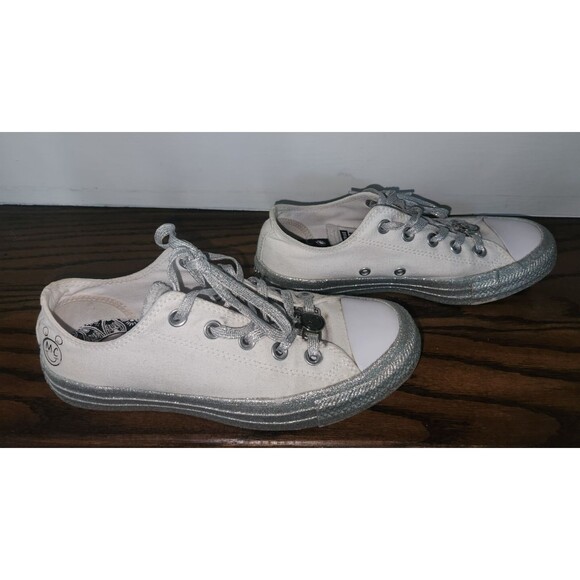 Pre-Owned Converse x Miley Cyrus Sneakers Limited Edition-White- Women's Size 6 - Picture 6 of 14